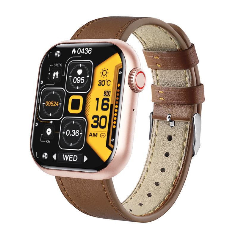 Smart Watch Bluetooth Calling Heart Rate Body Temperature Voice Assistant Smart Bracelet Sports Watch