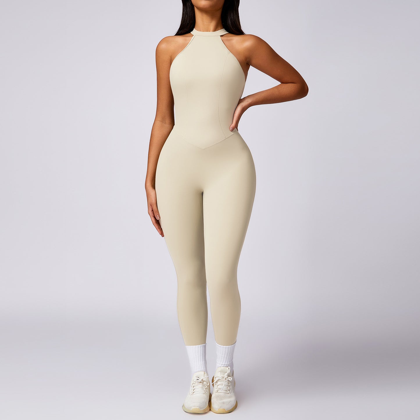 Peach Hip Raise Beauty Back Yoga-Overall für Damen, Laufhose für draußen, Sport, schnelltrocknende Trainingskleidung