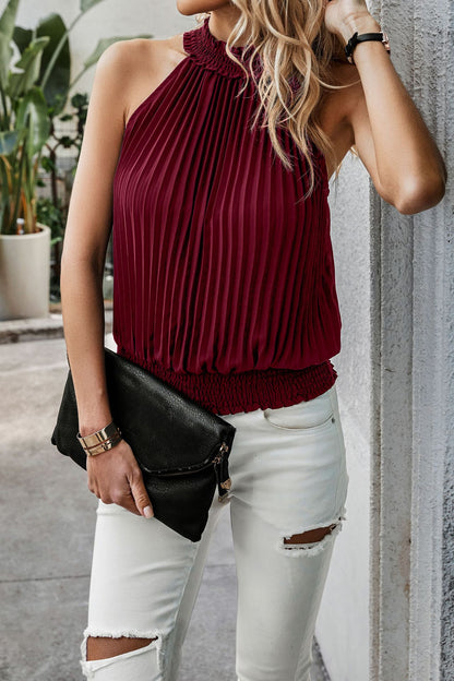 Summer Halter Sleeveless Top