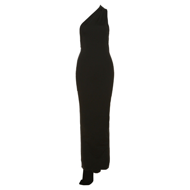 Sommer Damen Kleidung Sexy Rückenfrei Neckholder Etui Slim Fit Abendkleid Kleid für Damen