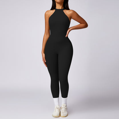 Peach Hip Raise Beauty Back Yoga-Overall für Damen, Laufhose für draußen, Sport, schnelltrocknende Trainingskleidung