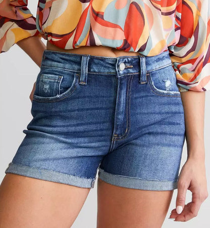 High Waist Curl Alle passenden Denim Shorts Damen