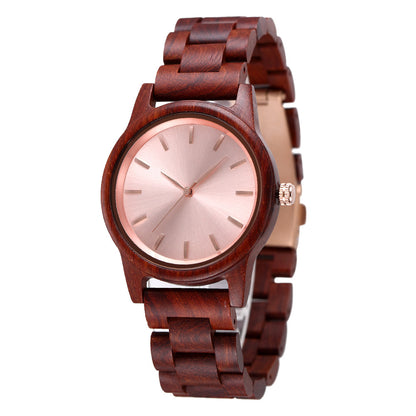 Reloj de madera ultrafino para regalos simples y de moda