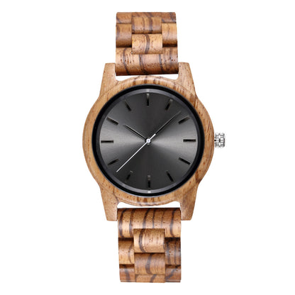 Reloj de madera ultrafino para regalos simples y de moda