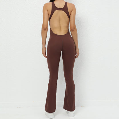 Ropa de Yoga ajustada de secado rápido, ropa deportiva para baile, Fitness, levantamiento de cadera, bocina moldeadora de vientre, pantalones de Yoga de una pieza