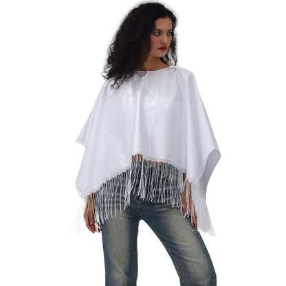 Tassel Cloak Loose Women Clothing Shawl Costume