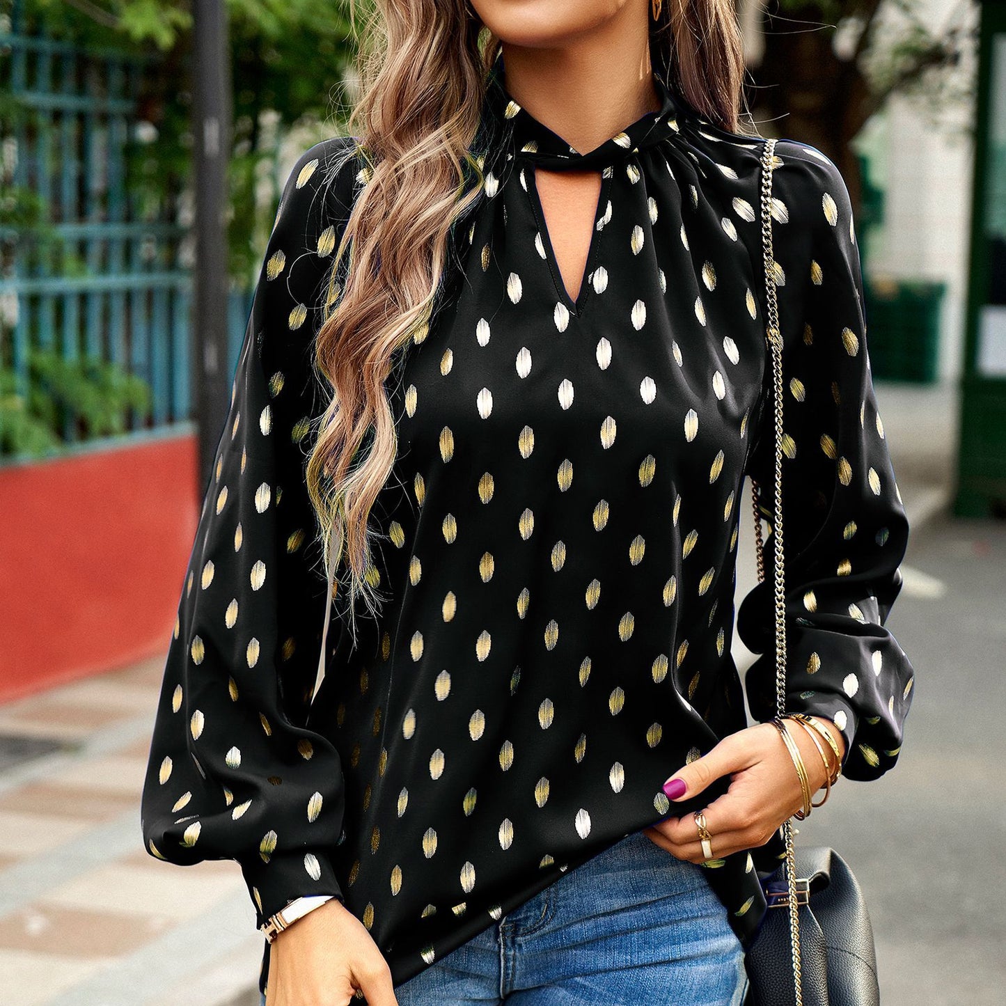 Long Sleeved Shirt Women Autumn Winter Office Top