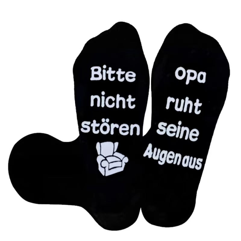 Herrenmode Casual Dispensing Alphabet Socken