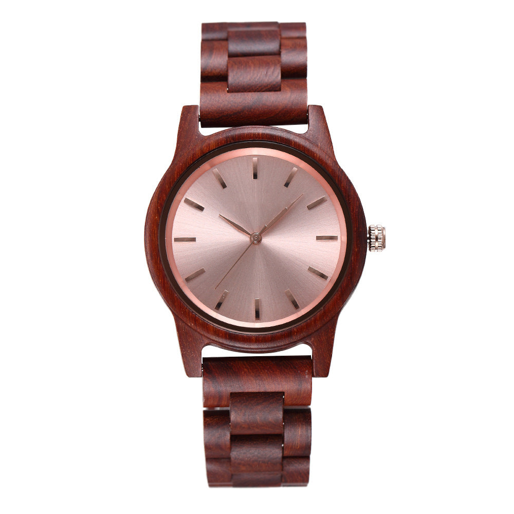 Reloj de madera ultrafino para regalos simples y de moda