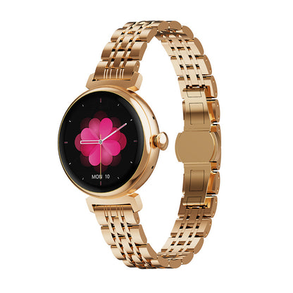 Reloj inteligente para mujer, deportivo, informal, con frecuencia cardíaca, pulsera de llamadas Bluetooth