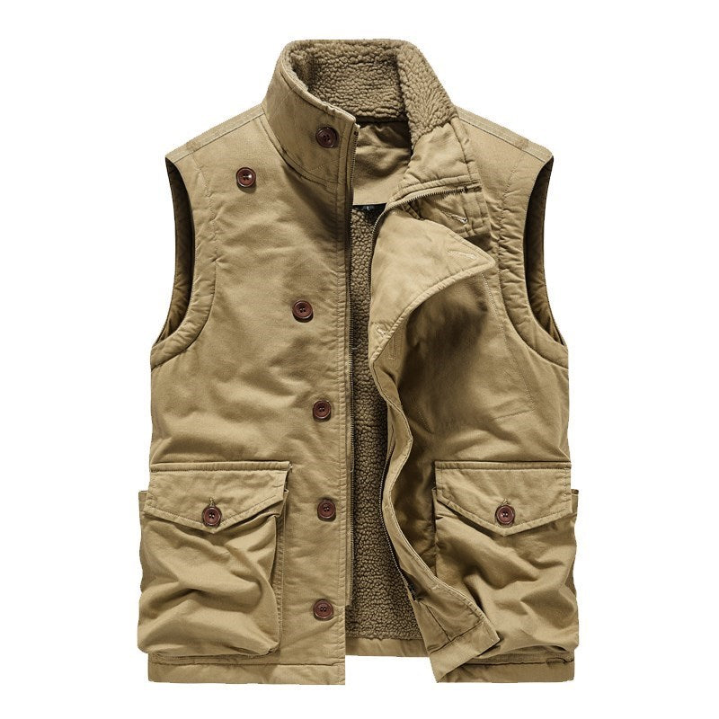 Middle-aged Men's Waistcoat Vest Waistcoat