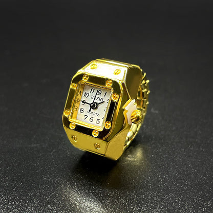 Men's And Women's Fashion Creative Finger Ring Watch