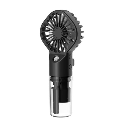 Starke Leistung Spray Befeuchtung Kleiner Ventilator Befeuchtung USB-Aufladung Tragbarer Ventilator Eisiger und erfrischender Ventilator Wasserergänzung