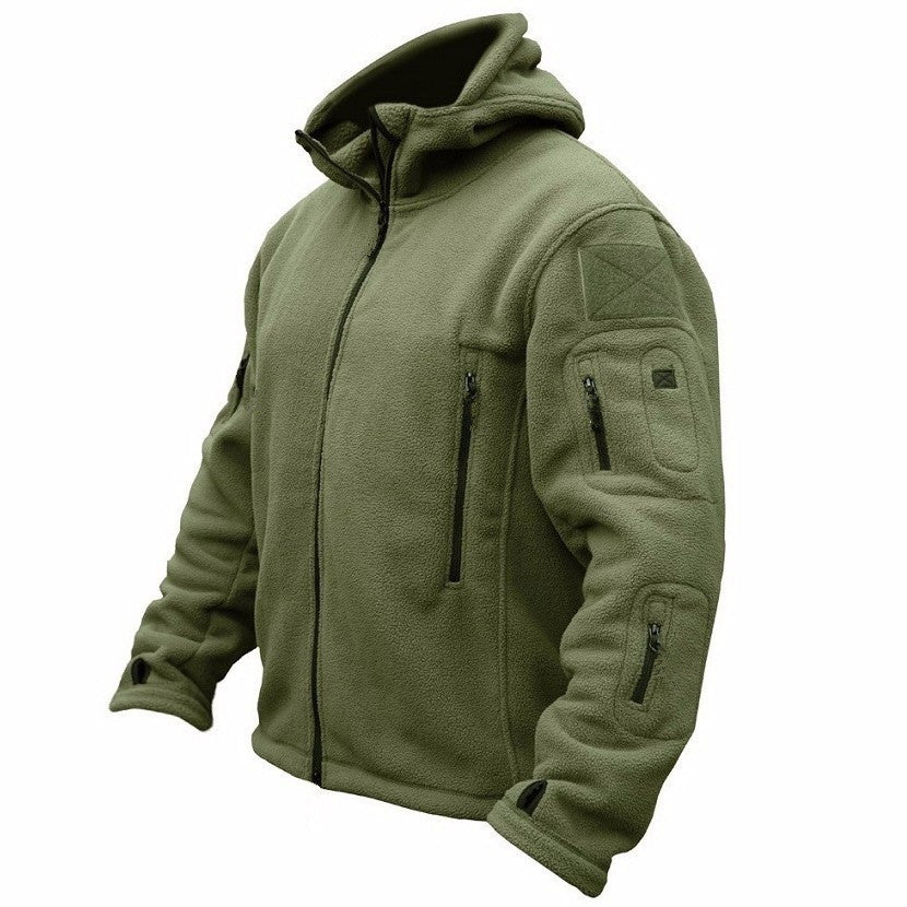 Herren-Outdoor-Keep-Warm-Liner-Fleecepullover, kältebeständige Shell-Jacke