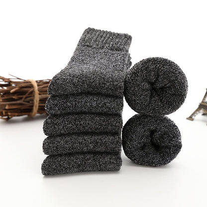 Schlauchsocken aus dickem, mit Fleece gefüttertem, warmem Frottee