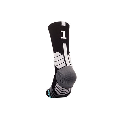 Men's Towel Bottom Thickened Mid-calf Basketball Socks