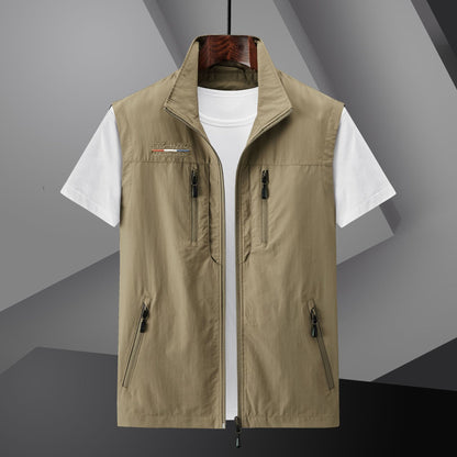 Outdoor Quick-drying Vest Multi-pocket Thin Workwear Vest