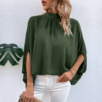 Summer Women Clothing Solid Color Shirt Women