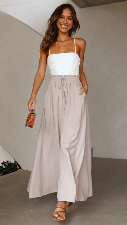 Spring Summer Casual Wide Leg Popular Loose Casual Trousers for Women