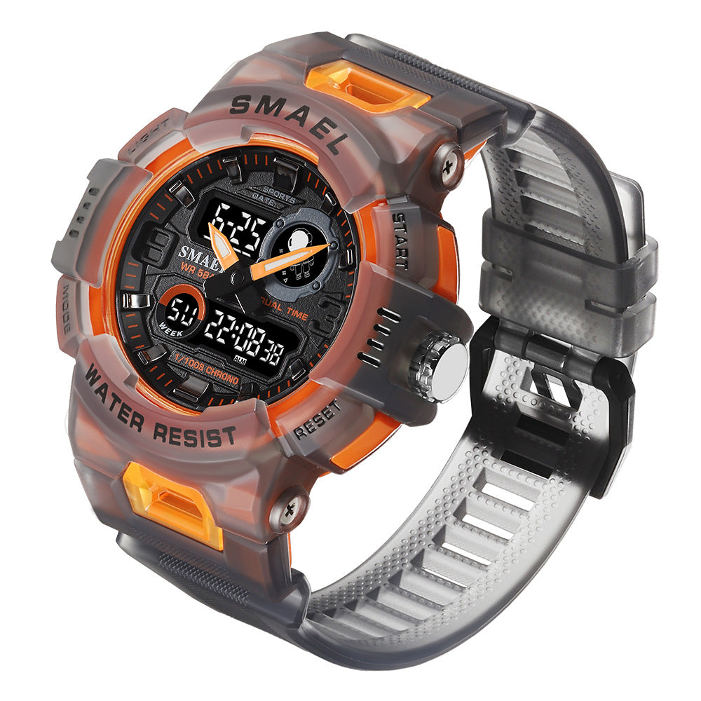 Multi-functional Waterproof Watch For Male And Female Students