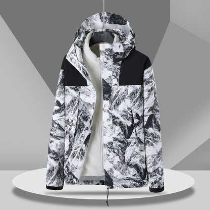 Outdoor Shell Jacket Three-in-one Detachable Jacket