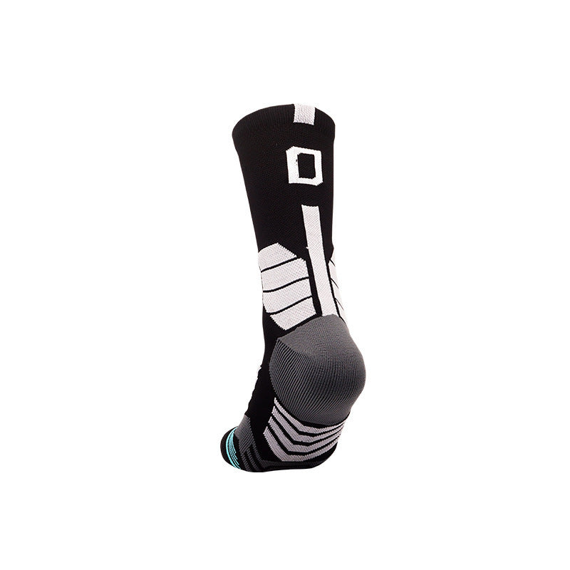 Men's Towel Bottom Thickened Mid-calf Basketball Socks