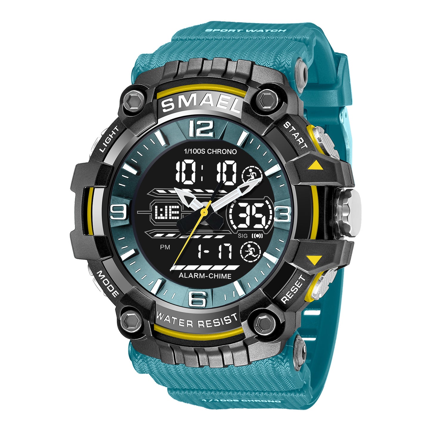 Outdoor-Sport, wasserdicht, Wecker, leuchtende Uhr