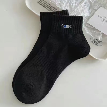 Deodorant-schweißabsorbierende Sportsocken für Herren aus reiner Baumwolle