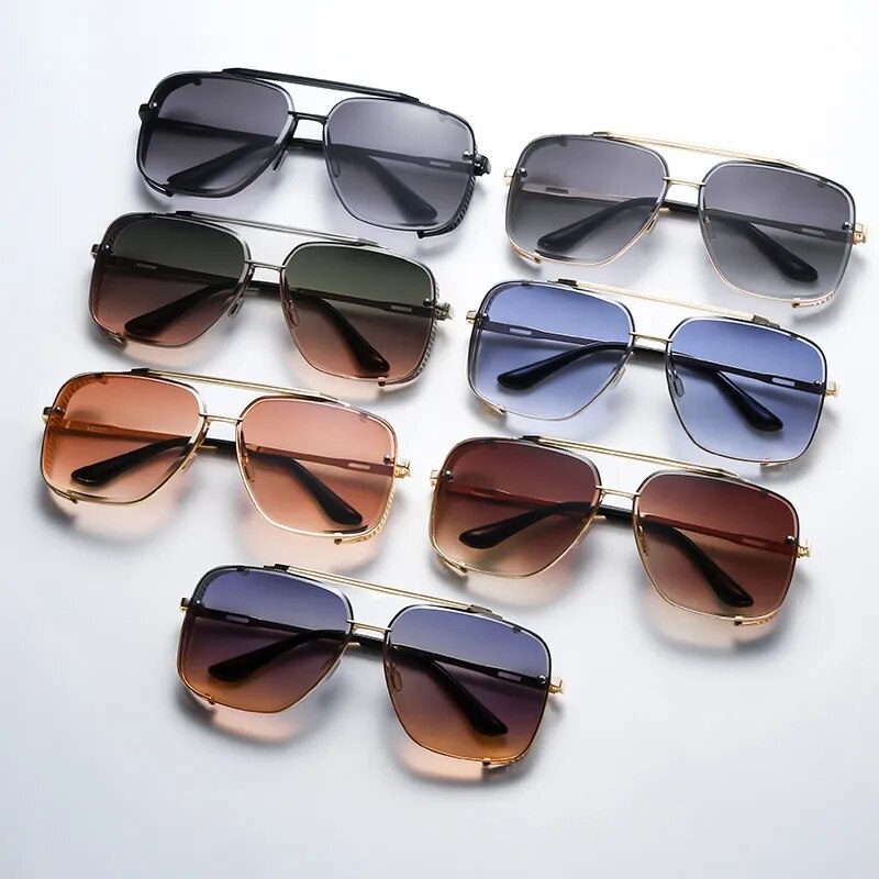 Steampunk Vintage Sunglasses For Men Luxury Punk Sunglasses Women  Retro Square Sonnenbrille Fashion Glasses Gafas De Sol Lentes