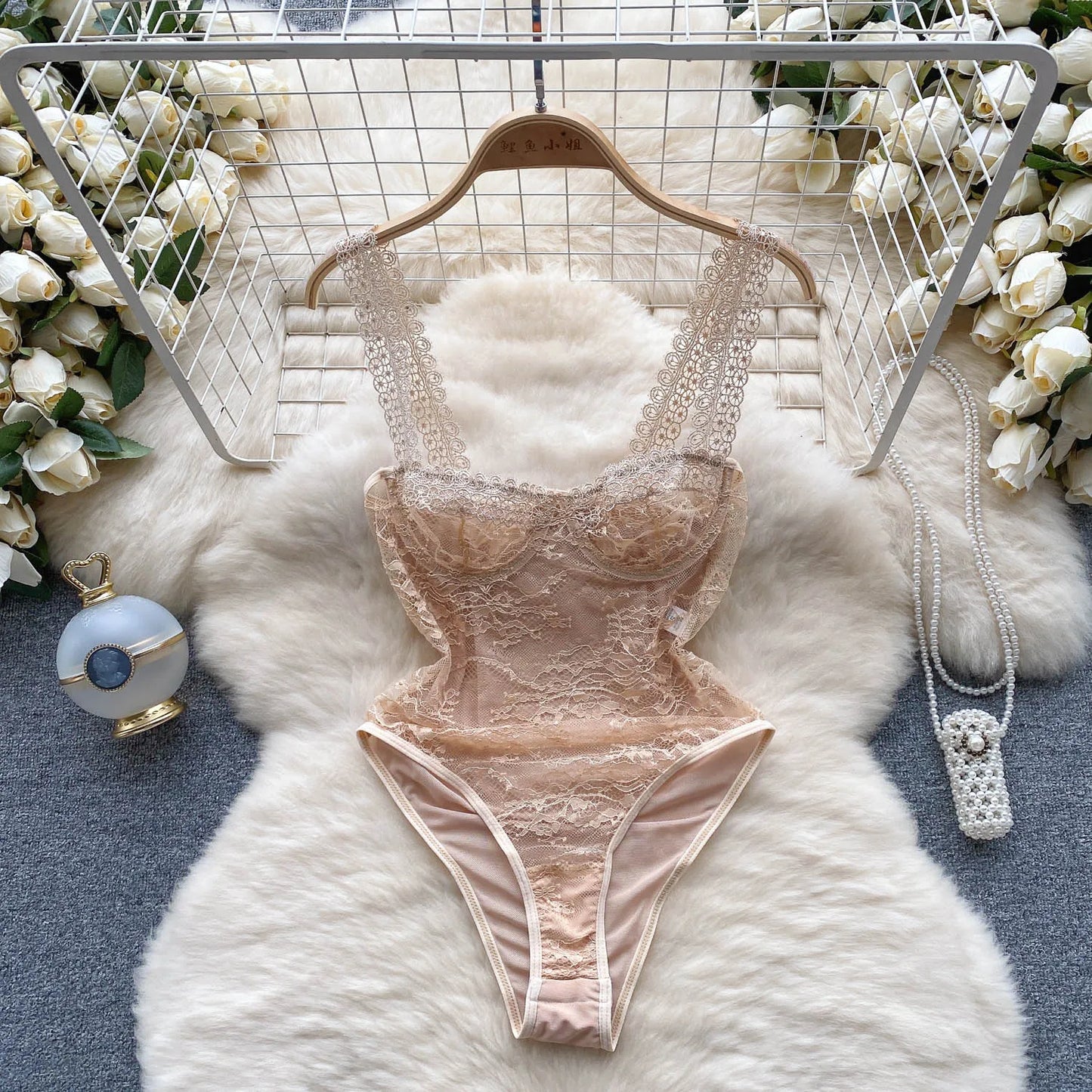 Transparent Mesh Lace Sexy Playsuits Women Strap Strapless Solid Streetwear Y2K Top 2023 Sheer Sensual Slim Bodysuits Wanita