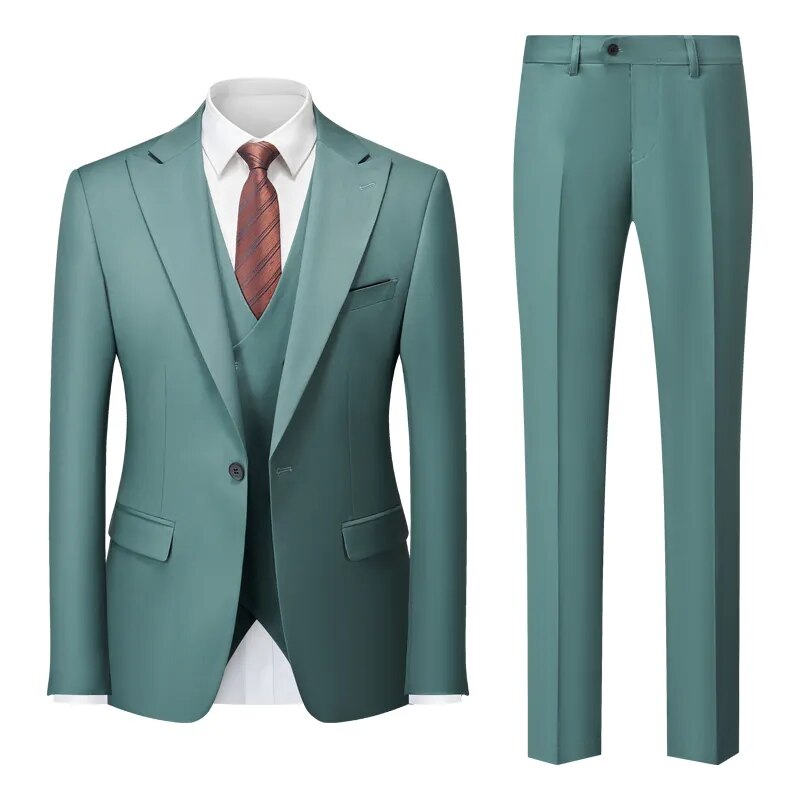 Fitṡ Echter Business-Gentleman-italienischer Slim-Anzug für Bräutigam, Hochzeit, Blouson-Kostüm für Herren, eleganter Giacca-Mann, Blazer in den Größen M-5XL