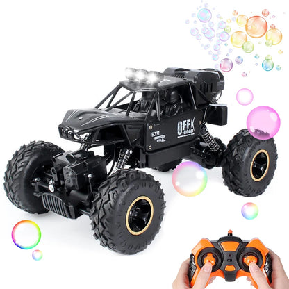 Paisible Elektro 4WD RC Auto Fernbedienung Spielzeug Blasenmaschine auf Funksteuerung 4x4 Antrieb Rock Crawler Spielzeug für Jungen Mädchen 5514