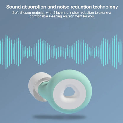 Silicone Earplug Sleep Noise Ear Plug Sound Insulation Protection Ear Anti-Noise Noise Reduction  Swimming Waterproof