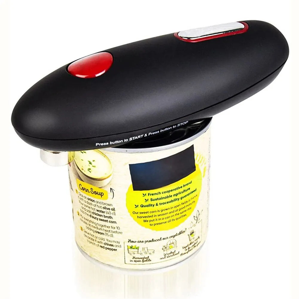 New Electric Can Opener with A Simple Push of Button Easiest Kitchen Electric Gadgets