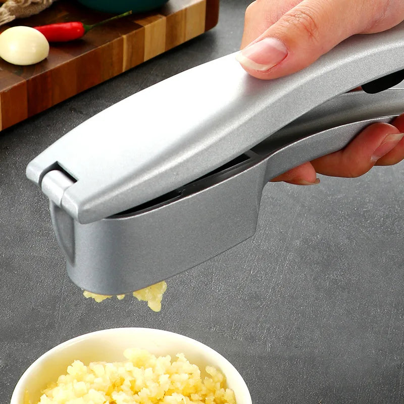 2 In 1 Multifunctional Garlic Press Garlic Slicer Zinc Alloy Manual Kitchen Gadget and Accessories  Gadgets for Home