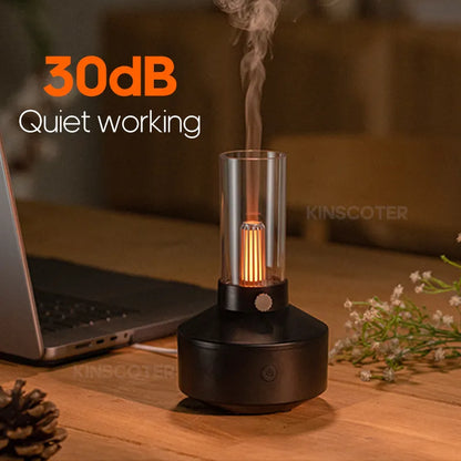 KINSCOTER Mini difusor de Aroma portátil, humidificador de aire USB, aceite esencial, luz nocturna, generador de niebla fría, pulverizador para regalo en el hogar