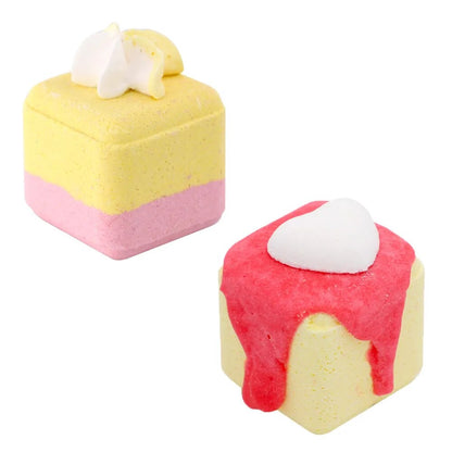 Juego De pastel rosa y verde, Bola De baño De múltiples burbujas, Bola De baño frita, juego De bolas De sal, caja, Bola De baño, Bombe De Bain, belleza y salud