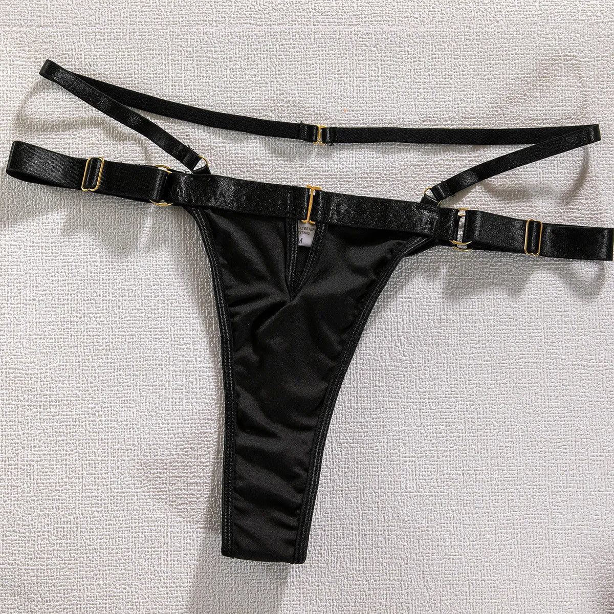 Gepolsterte Dessous für Frauen, sexy Unterwäsche, Damen-Körper, feiner BH und Höschen-Set, Luxus-Strumpfband mit Kette, Bilizna-Set