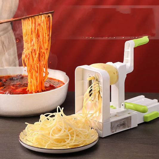 Vegetable Grater Potato Spiral Slicer Whirlwind Fruit Vegetable Spiral Machine Noodle Maker Multifunctional Kitchen Gadgets