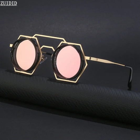 Punk Sonnenbrille Für Männer Retro Steampunk Sonnenbrille Frauen Runde Mode Gläser Vintage Vasos Decorativos Gafas De Sol Lentes Gg