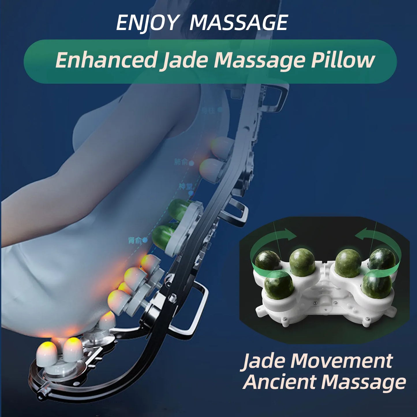 Neuester Ganzkörper-4D-Elektro-Luxus-Massagestuhl Deluxe Schwerelosigkeits-Jade-Massagestuhl Sofa Home-Office-Möbel Liege