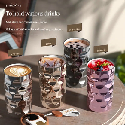 thermal water bottle New Intelligent Coffee Cup Ceramic Inner Insulation Cup Female Stainless Steel High Grade Water Cup