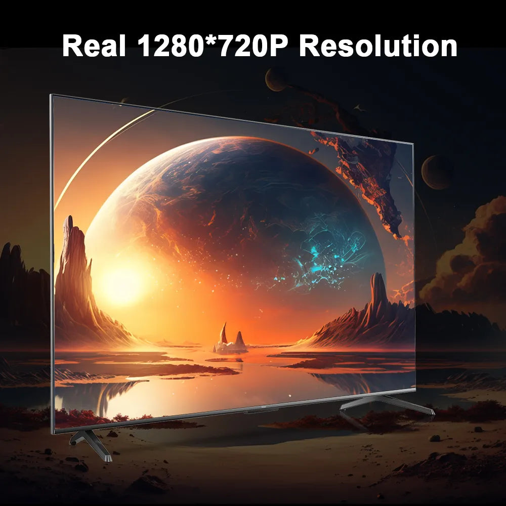 Transpeed Android 11Projector 1280*720P 4K Wifi6 200ANSI AllwinnerH713 180° flexible BT5.0 Home Cinema Outdoor portable Projetor