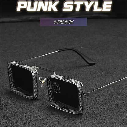 Steampunk Sonnenbrille Für Männer Platz Vintage Punk Mode Gläser Sonnenbrille Retro Dropshipping Lunette De Soleil Homme Lentes