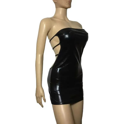 Lencería sexy de látex para mujer, ropa interior corporal, vestido, lencería sexy, monos sexys, bragas, trajes de club nocturno