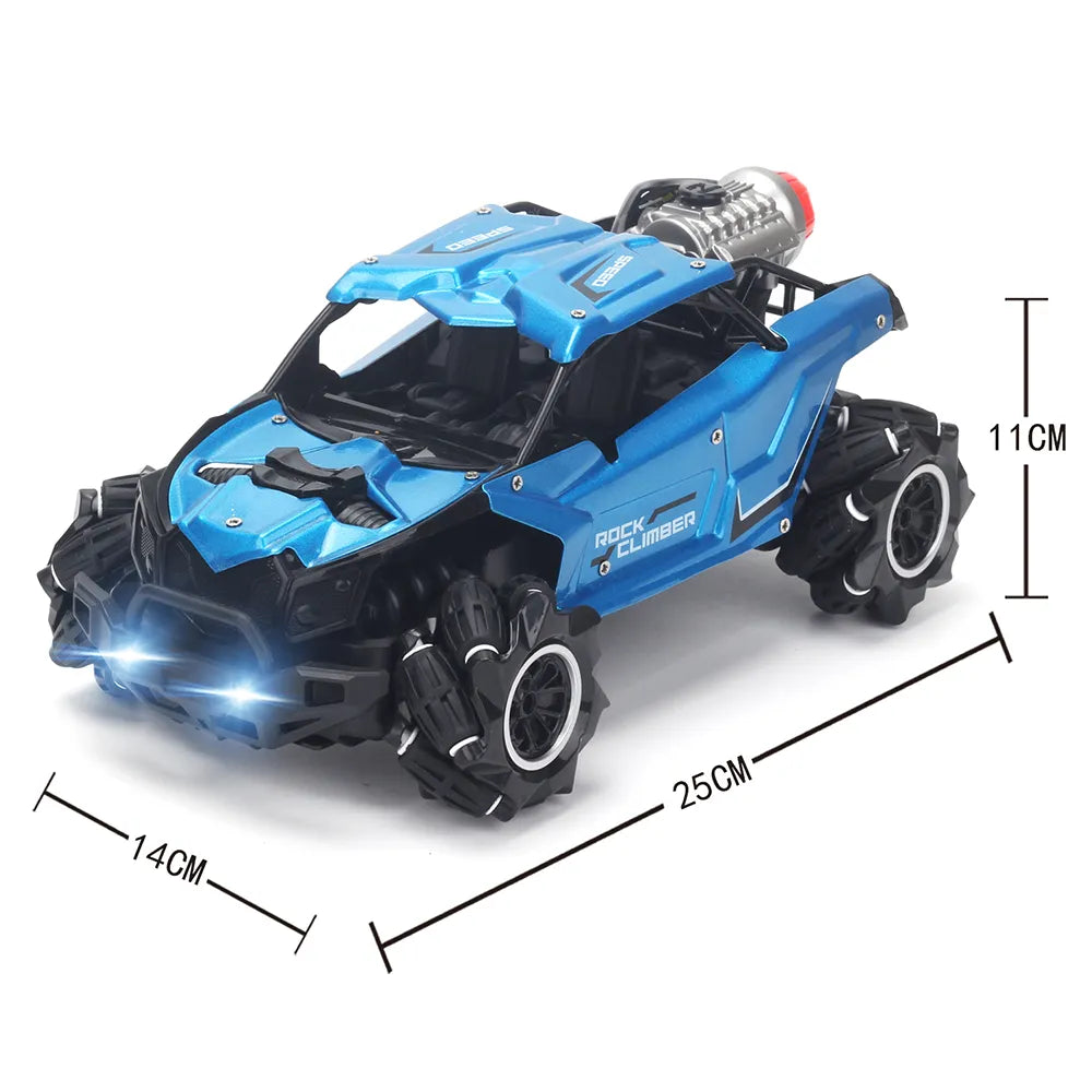 Paisible New Rock Crawler Elektro 4WD Drift RC Auto 2,4 GHz Fernbedienung Stunt Spray Auto Spielzeug für Jungen Maschine auf Radio Control