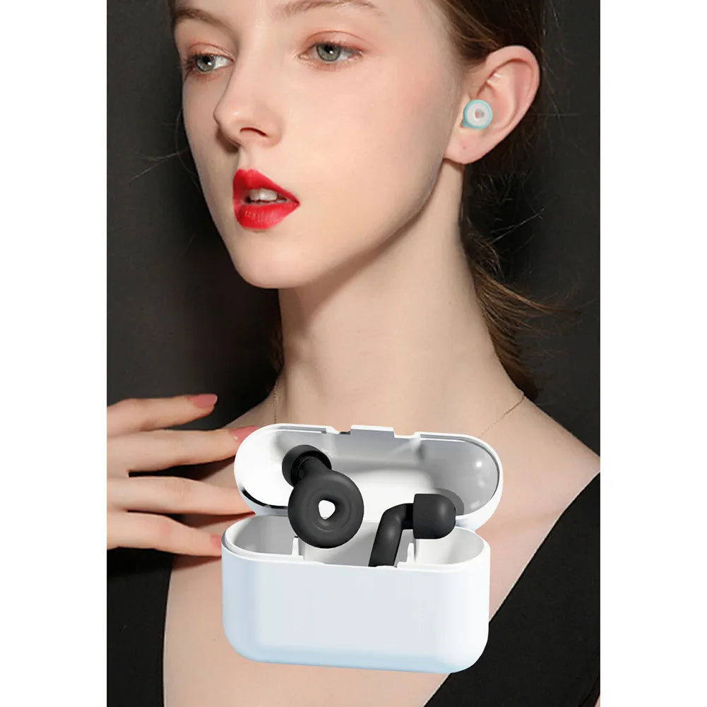 Silicone Earplug Canceling Noise Earplugs Sound Insulation Reduction Soundproof Soft Slow Rebound Portable Swim Pool