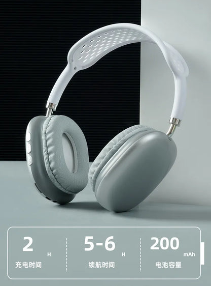 P9 Drahtlose Bluetooth-Kopfhörer mit Mikrofon, Noise-Cancelling-Headsets, Stereo-Sound-Kopfhörer, Sport-Gaming-Kopfhörer, unterstützt TF