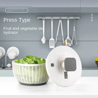 Press Vegetable Dehydrator Fruit Dryer Household Large Capacity Dehydrator Kitchen Gadgets and Accessories Drain Salad Basket