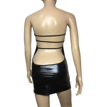 Damen Sexy Latex Dessous Frauen Körper Unterwäsche Kleid Sexy Dessous Sexy Bodys Sexy Höschen Nachtclub Outfits